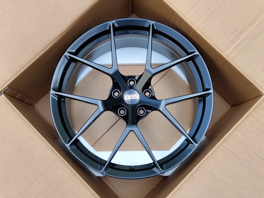 Cerchi BBS Fi-R Nero Satinato Cerchi Forgiati in Lega di Alluminio 6061-T6