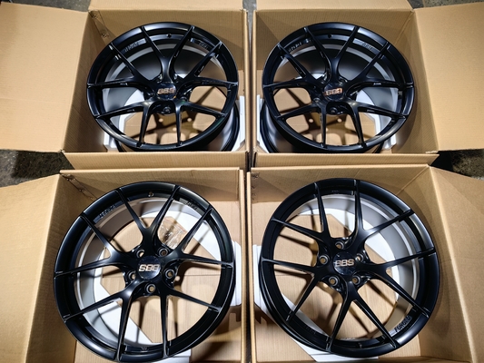Cerchi BBS Fi-R Nero Satinato Cerchi Forgiati in Lega di Alluminio 6061-T6