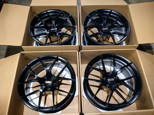 Cerchi BBS Fi-R Nero Satinato Cerchi Forgiati in Lega di Alluminio 6061-T6