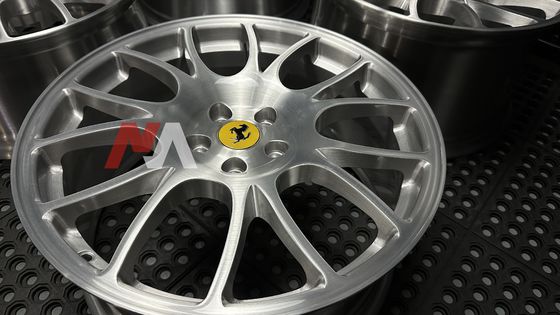 Cerchi Forgiati Ferrari F430 Finitura Spazzolata Trasparente Maining Forged RE-01