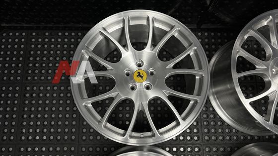 Cerchi Forgiati Ferrari F430 Finitura Spazzolata Trasparente Maining Forged RE-01