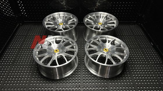 Cerchi Forgiati Ferrari F430 Finitura Spazzolata Trasparente Maining Forged RE-01