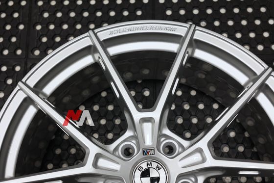 BMW 863M ruote forgiate diamante argento
