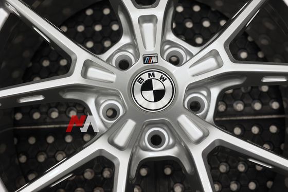 BMW 863M ruote forgiate diamante argento
