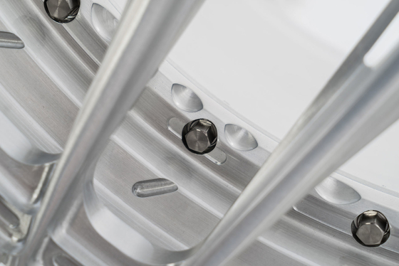 6061-T6 ha spazzolato la progettazione concava d'argento spinge la configurazione 2PC